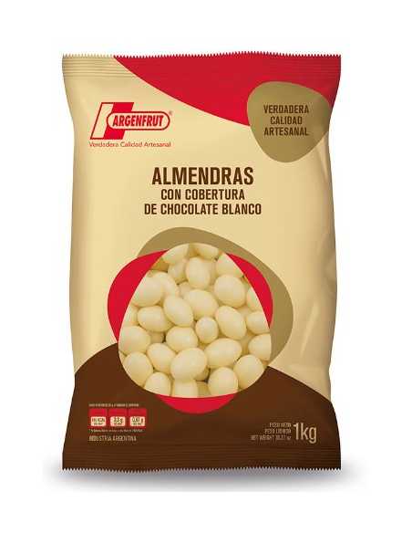 ALMENDRA CON COBERTURA DE CHOCOLATE BLANCO x kg