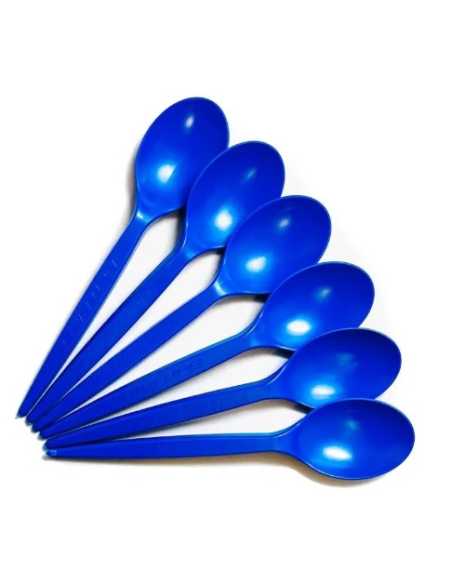 CUCHARA SUNDAE AZUL x50