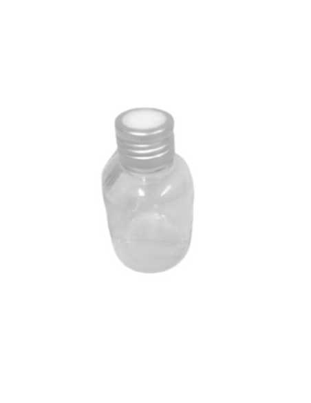 ENVASE PVC TRANSPARENTE CIRCULAR 65cc TAPA CIEGA METALICA