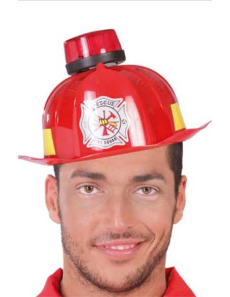 SOMBRERO BOMBERO CON SIRENA