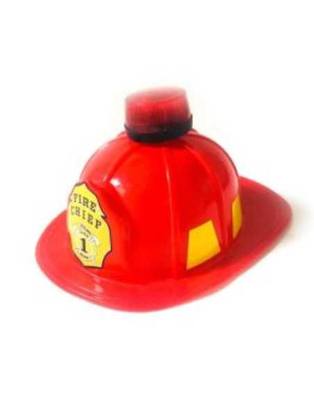 SOMBRERO BOMBERO CON SIRENA