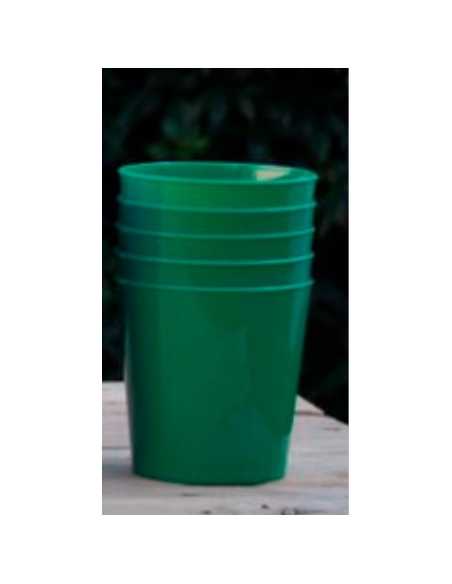 VASO CONICO PP VERDE x1