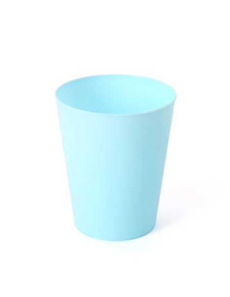 VASO CONICO PP CELESTE x1