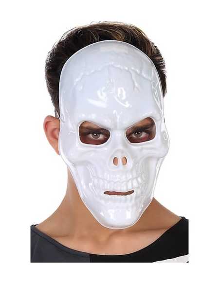 MASCARA RIGIDA CALAVERA BLANCA