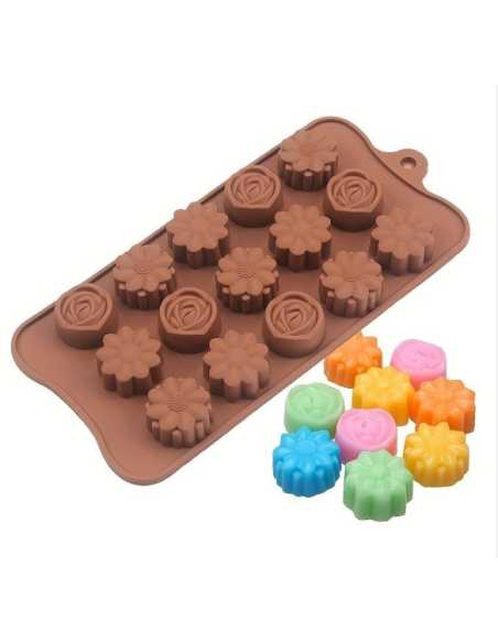 MOLDE BOMBON SILICONA FLOR 1