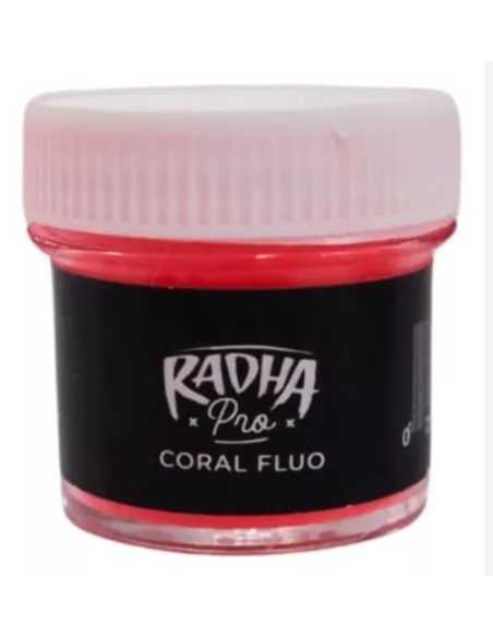 COLORANTE POLVO FLUO 4gr CORAL x 1