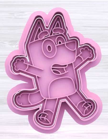 CORTANTE + STAMP 8cm BLUEY (D2)