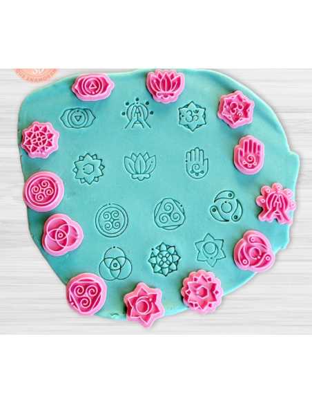 SET MINI SELLOS x12u ESPIRITUAL