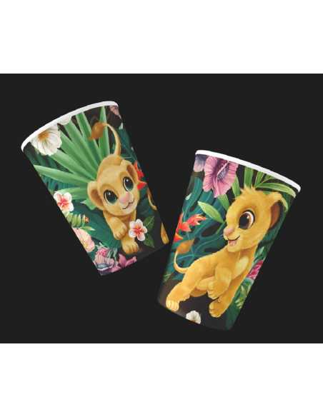 VASO POLIPAPEL ANIMALITOS DISNEY x8