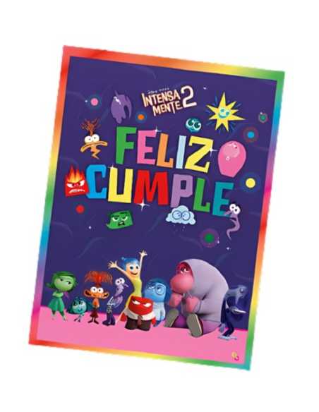 AFICHE FELIZ CUMPLE INTENSAMENTE x 1