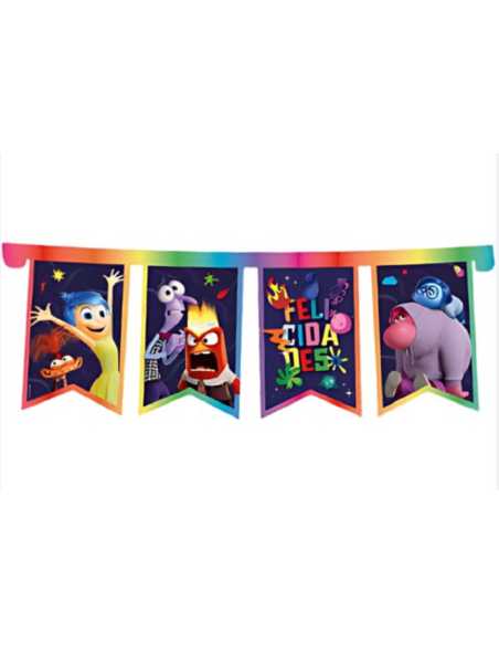 BANDERIN RECTANGULAR FELIZ CUMPLE INTENSAMENTE x 1