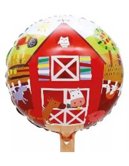 GLOBO METALIZADO GRANJA 18"