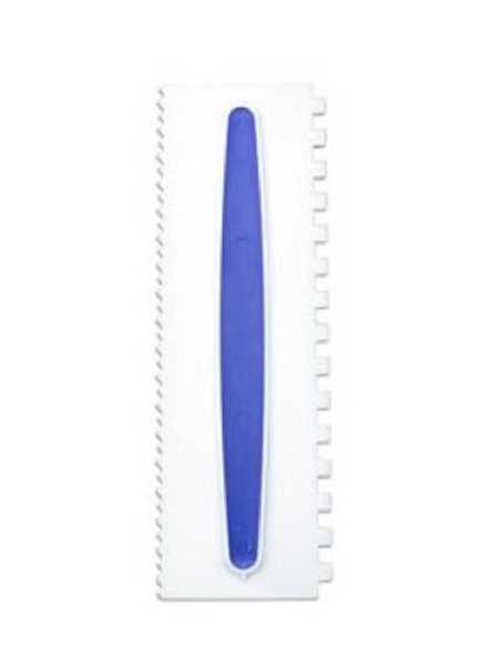 ESPATULA SCRAPPER PLASTICA 23x8cm TEXTURA DOBLE 4