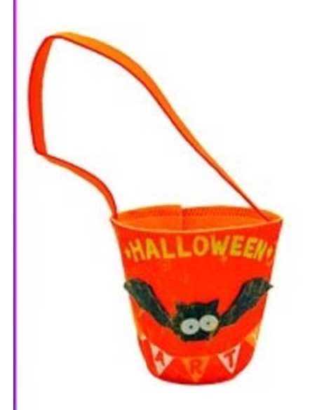 CARAMELERA HALLOWEEN PAÑOLENCI NARANJA