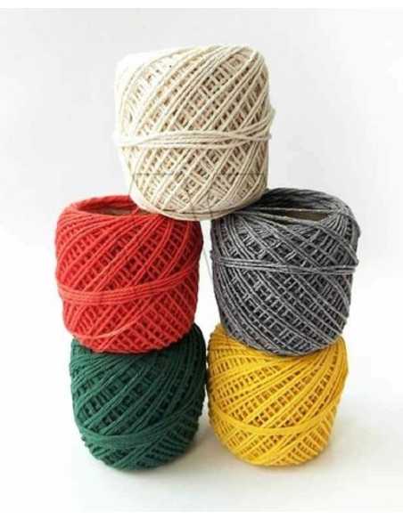 HILO ALGODÓN VARIEDAD 33grs Nº3 x1 (5 COLORES)