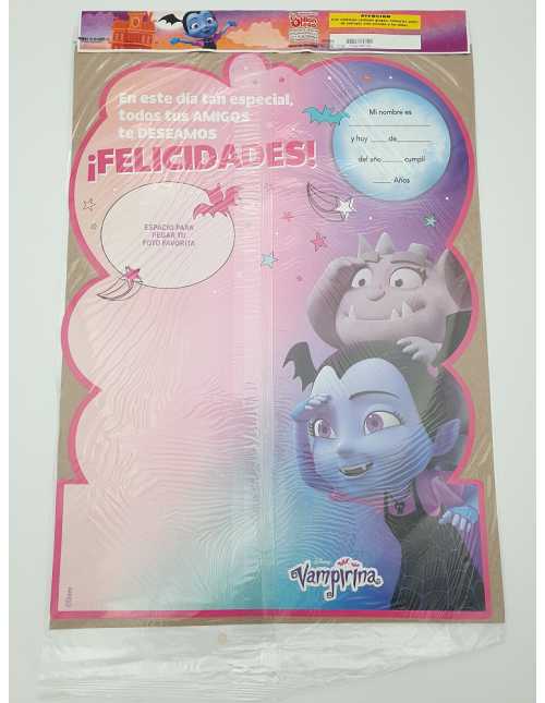 AFICHE BIENVENIDO C/RECORDATORIO VAMPIRINA 2