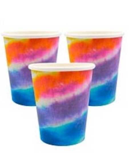 NUEVO VASO POLIPAPEL DESCARTABLE 200ml MANCHAS x 10U