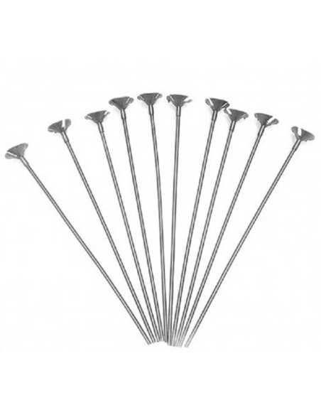 PORTAGLOBO PALITO x 25 PLATA