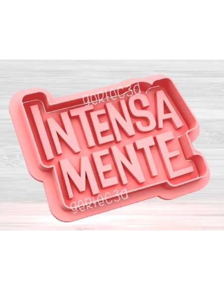 CORTANTE + STAMP 8,5cm INTENSAMENTE LOGO