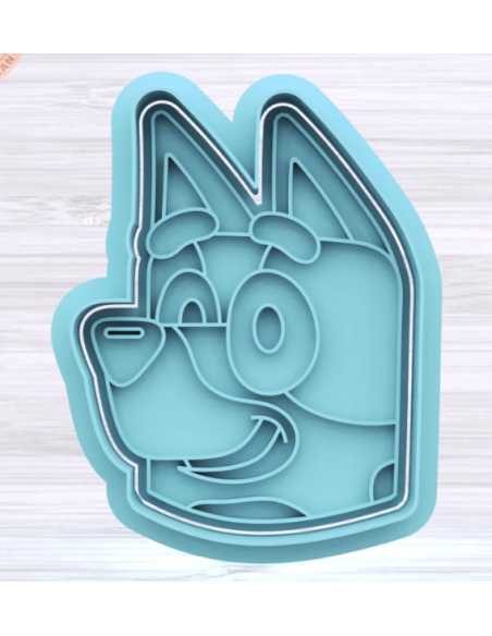 CORTANTE + STAMP 10cm BLUEY (D3)