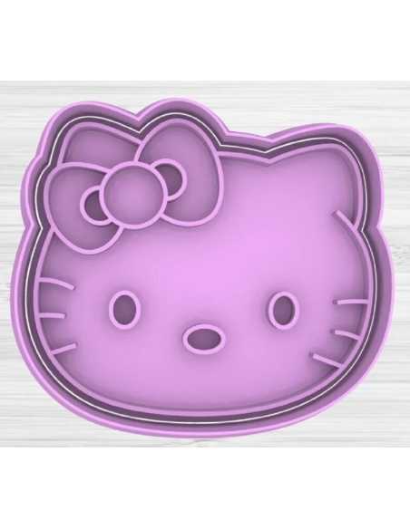 CORTANTE + STAMP 8cm KITTY