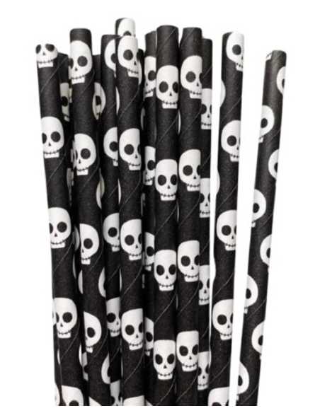 SORBETES DE POLIPAPEL CALAVERAS x 24