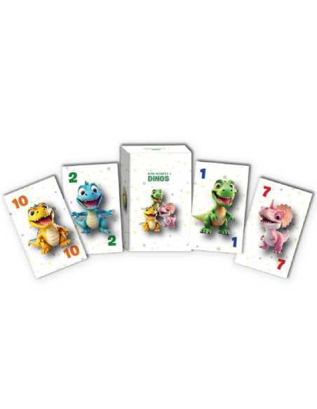 MINI NAIPES DINOS x 6