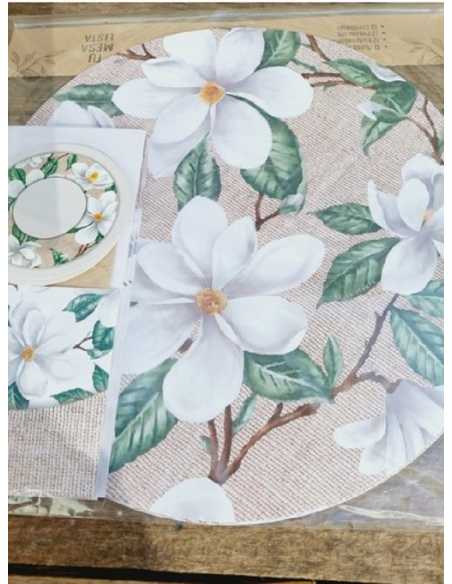 MESA LISTA x12 MAGNOLIAS