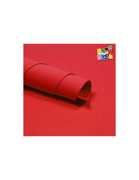 GOMA EVA LISA ROJO COLOR 60x40 x 1 GERJ