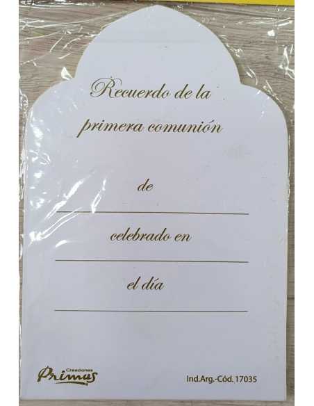 ESTAMPA COMUNION CALIZ TROQUELADO x 10