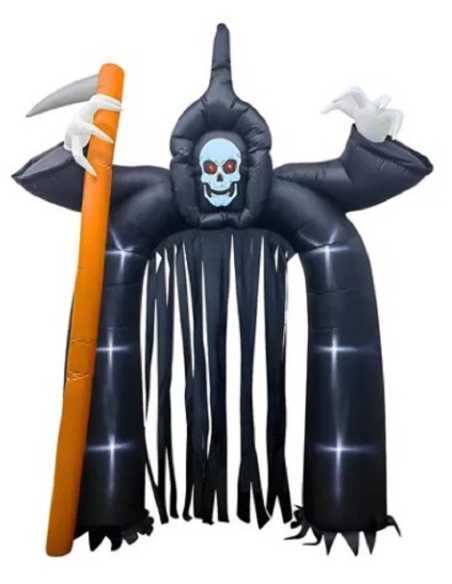 INFLABLE ARCO DE LA MUERTE 2,7mts 7 LEDS