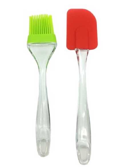 ESPATULA Y PINCEL SILICONA
