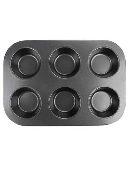 MOLDE TEFLON CUPCAKE x6 COLORES