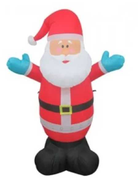 INFLABLE ABRAZO NAVIDEÑO 1,2mts 2 LEDS