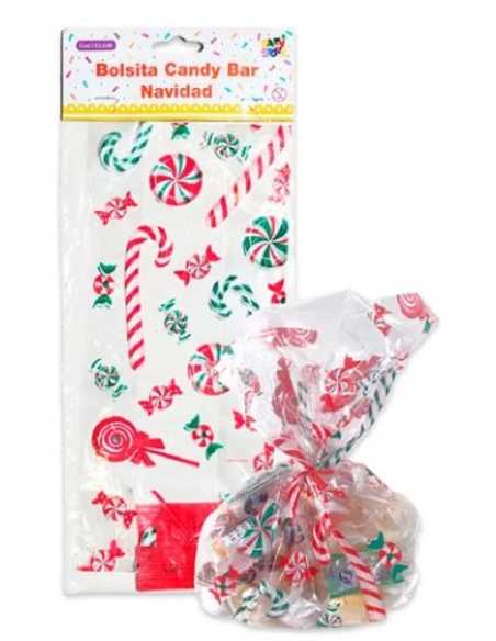 BOLSITA CANDY BAR NAVIDAD x 20