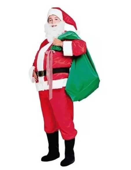 DISFRAZ ADULTOS PAPA NOEL TAFETA