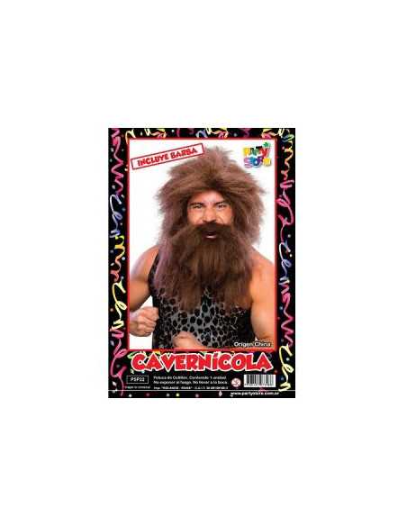 PELUCA CAVERNICOLA (incluye barba) PSP22