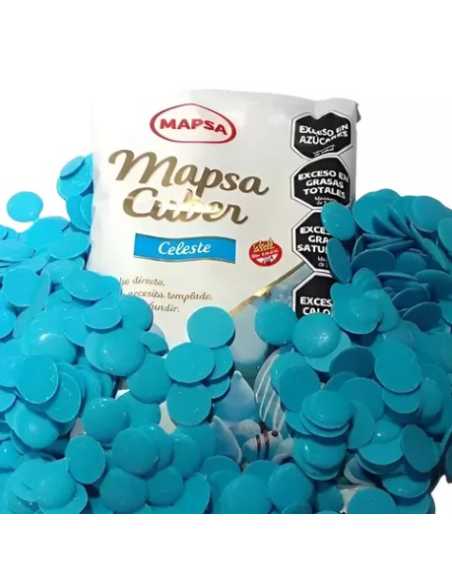 BOTONES CHOCOLATE CELESTE x 500g