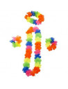 SET HAWAIIANO FLUO VINCHA +COLLAR+2 PULSERAS AC519