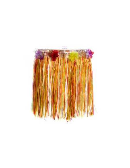 POLLERA HULA HAWAIANA MULTICOLOR