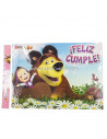 AFICHE FC MASHA Y EL OSO x1