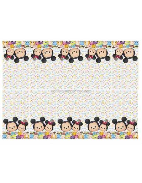 MANTEL PLASTICO TSUM TSUM x1