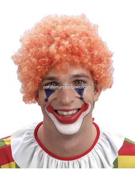 PELUCA PAYASO NARANJA