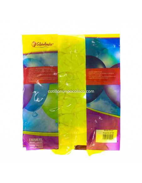 GLOBO AMARILLO FLUO X50