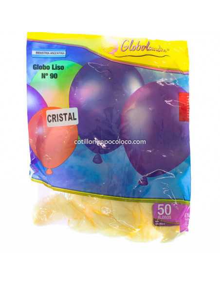 GLOBO CRISTAL TRANSPARENTE Nº90 X50