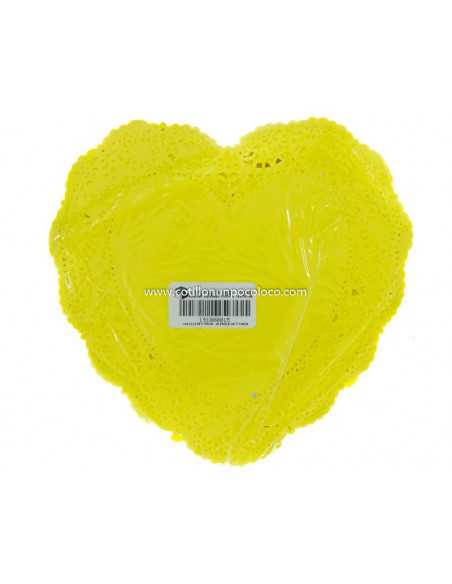 BLONDA PLENO AMARILLO CORAZON 15cm X100