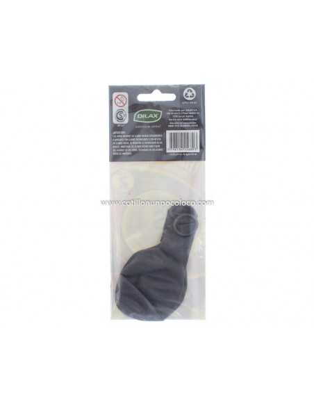 GLOBO x12" STD PLATA LETRA S x2