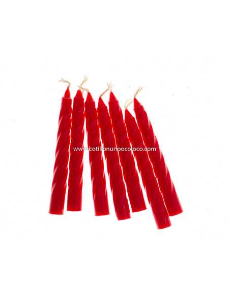 VELON COMUN 10cm VARIOS COLORES ROJO