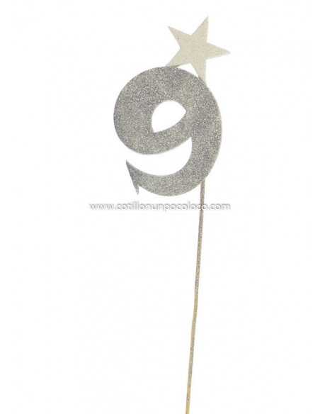 NUMERO GRANDE ROSA 2 GOMA EVA