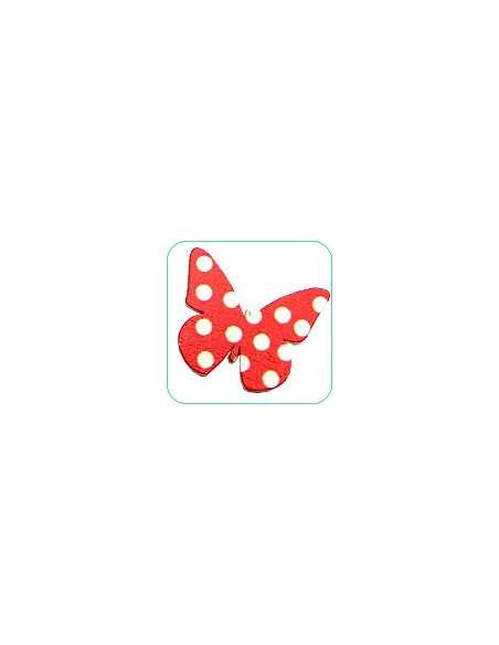 BROCHE C/APLIQUE MARIPOSA 10x10 30mm